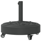 Parasol Base with Wheels for 38 / 48 mm Poles 27 kg Round 4007973