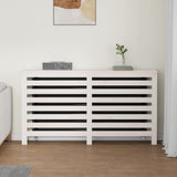 Radiator Cover White 153x19x84 cm Solid Wood Pine 822602