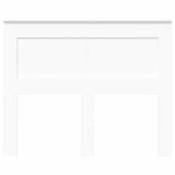 Headboard with Headboard White 120 cm Engineered Wood 887465