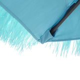 Garden Parasol with Steel Pole Blue 288x288x225 cm 4005106