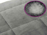 Weighted Blanket Grey 138x200 cm Single 10 kg Fabric 350719