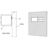 Wall-mounted TV Cabinet 180x30x30 cm Solid Teak Wood 3057505