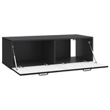 Wall-Mounted TV Cabinet Black 98 x 41 x 30 cm Engineered Wood 898696