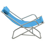 Rocking Chairs 2 pcs Steel Blue 310340