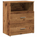 Bedside Cabinets 2 pcs Old Wood 50x32x60cm Engineered Wood 856565