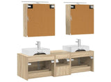 Bathroom Furniture Set 5 pcs Sonoma Oak 3406801