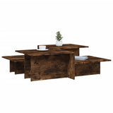 Coffee Tables 2 pcs Smoked Oak Engineered Wood 3216158
