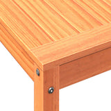 Potting Table with Shelf Wax Brown 82.5x50x75 cm Solid Wood Pine 844631