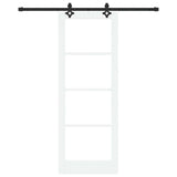 Sliding Door ORKDAL White and Black 78 x 211 cm 3332162