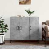 Sideboard Concrete Grey 90x34x80 cm Engineered Wood 828112