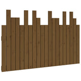 Wall Headboard Honey Brown 127.5x3x80 cm Solid Wood Pine 824791