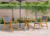 3 Piece Garden Dining Set Solid Wood Acacia 3283571