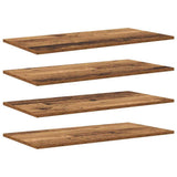 Bookshelf Board 3-Tier 4 pcs 80 x 40 x 1.5 cm Engineered Wood 875060