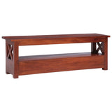 TV Cabinet Brown 115x30x40 cm Solid Mahogany Wood 337080