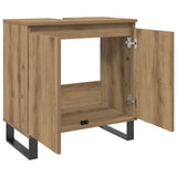 Bathroom Cabinet Artisan Oak 58x33x60 cm Engineered Wood 857221