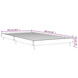 Bed Frame without Mattress Brown Oak 100x200 cm Engineered Wood 832268
