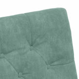 Dining Chairs with Wheels 2 pcs Sea green 58 x 67 x 97 cm 42017874