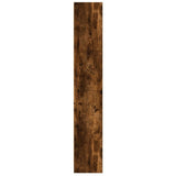 Bookcase Smoked Oak 60x24x143 cm Engineered Wood 857816