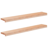 Window Sills 2 pcs Natural 90 x 20 x 2 cm Solid Beech Wood 42048137