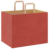 Paper Bags 250 pcs with Handles Red 32x22x24 cm 4101987