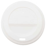 ZNTS Paper Coffee Cup Lids Ø90 mm 12oz and 16oz 1000 pcs White Plastic 4102804