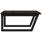 Basin Shelf Wall Mounted Steel and Solid Wood Oak 3302659