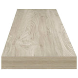 323883 Floating Wall Shelf Oak 120x23,5x3,8 cm MDF