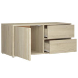 TV Cabinet Sonoma Oak 80x34x36 cm Engineered Wood 801853