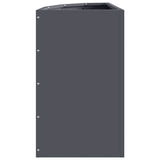Corner Planter Anthracite 30 x 30 x 50 cm Steel 883677