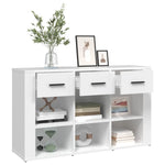 ZNTS Sideboard White 100x30x59.5 cm Engineered Wood 821004