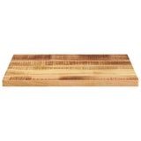 Table Top 60x50x2.5 cm Rectangular Solid Wood Rough Mango 371316