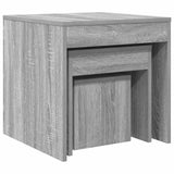 Nesting Tables 3 pcs Grey Sonoma Engineered Wood 815226