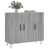 Sideboard Grey Sonoma 90x34x80 cm Engineered Wood 828106