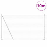 Welded Wire Fence with Concrete Base 10 x 1.5 m 3350987