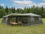 Family Tent with Rainfly Water-Resistant 14-Person Army Green 42042225