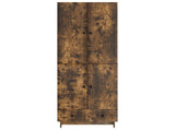 Cabinet Set 2 pcs Smoked Oak 66 x 34.5 x 95 cm Engineered Wood 3416354