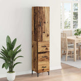 Highboard Old Wood 69.5 x 34 x 180 cm Engineered Wood 3415774