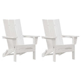Garden Chair 2 pcs White 80.5 x 74.5 x 92 cm Polyethylene 3335818