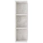 ZNTS Bathroom Mirror Cabinet Concrete Grey 80x20.5x64 cm Engineered Wood 802610