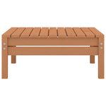 ZNTS 9 Piece Garden Lounge Set Honey Brown Solid Pinewood 3082435