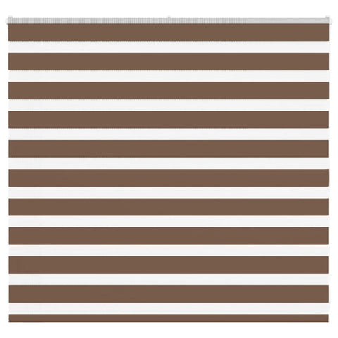 ZNTS Zebra Blind Brown 155x100 cm Fabric Width 150.9 cm Polyester 4014324
