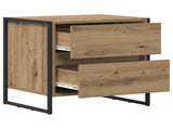 Bedside Table with Drawer 2 pcs Artisian Oak 50 x 39.5 x 50 cm 886689
