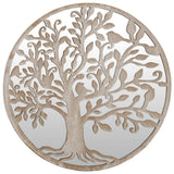 Mirror Sand 60x2.5 cm Iron Round for Indoor Use 3093541
