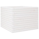 Garden Planter White 60x60x46 cm Solid Wood Pine 3282410