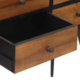 Console Table with Drawers 116x30x76 cm Solid Reclaimed Teak 358525