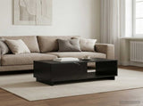 Coffee Table Black 95 x 50.5 x 35 cm Engineered Wood 8011442