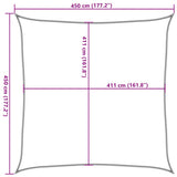 Sun Shade Sail Sand 4.5x4.5 m 100% Polyester Oxford 4000413