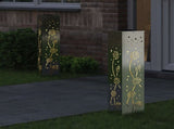 Solar LED Pathway Light 2 pcs Rusty Galvanized 879777