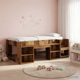 Kids'Bed Frame with Storage Old Wood 90 x 190 cm 3422633