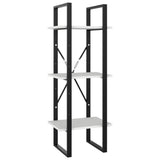 5-Tier Book Cabinet White 40x30x175 cm Engineered Wood 3081968